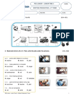 PES Junior - Junior Time 5 - Written Production.2 Term 1