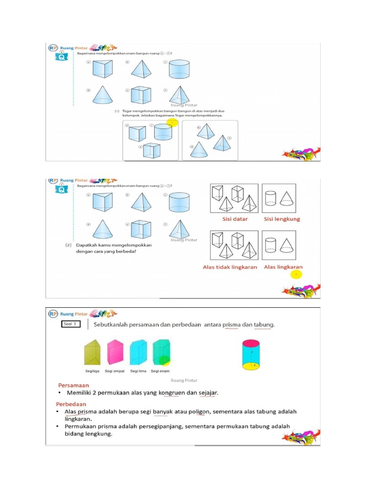 Bangun Ruang Kelas 7 Part 1 | PDF