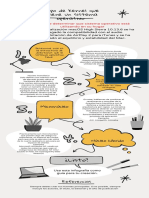 Amarillo Gris y Negro Dibujo A Mano Infografía de Proceso