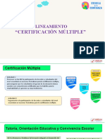 Certificacion Multiple Competencias Técnicas