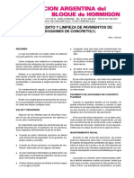 Mantenimiento Y Limpieza de Pavimentos de Adoquines de Concreto