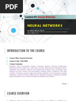 Neural Networks: Course Overview