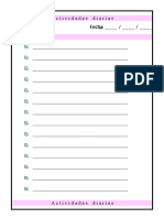 Daily tasks and priorities planner