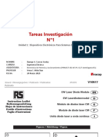 Tareas Investigación N°1: Ingenieria Electrica