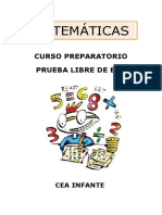 Matemáticas: Curso Preparatorio Prueba Libre de Eso