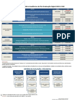 Calendário Acadêmico 2023.1 EAD - Pós Estácio 24.03