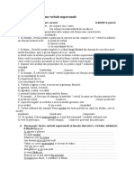 Forme Verbale Nepersonale: A. Încercuiește Varianta Corectă: 0,40x10 4 Puncte