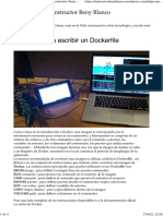 Consejos para Escribir Un Dockerfile - Instructor Beny Blanco