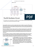 The RC Oscillator Tutorial