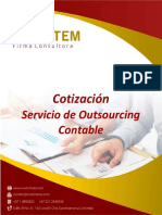 Cotización: Servicio de Outsourcing Contable