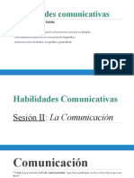 Habilidades Comunicativas: Unidad I: Producción de Textos