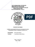 Estado Plurinacional de Bolivia Ministerio de Educacion: Instituto Tecnologico Superior de Pailon "Jose Luis San Juan"