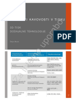 3D Tisk Dodajalne Tehnologije