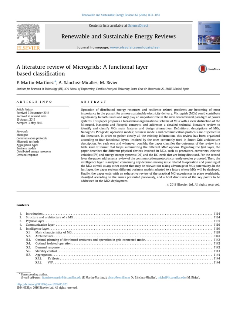 Renewable and Sustainable Energy Reviews: F. Martin-Martínez, A ...
