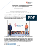 Press Release Piramal Finance Brand Campaign