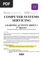 Computer Repair Checklist Template | PDF | Personal Computers ...