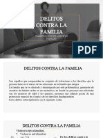 Delitos Contra La Familia: Clasificacion de Los Tipos Penales