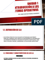 Unidad 1 SISTEMAS OPERATIVOS