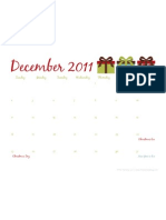 December 2011 Calendar - The Twinery