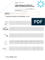 PRUEBA DE LENGUAJE 2 Basico G X Josevhan