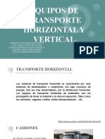 Equipos de Transporte Horizontal y Vertical