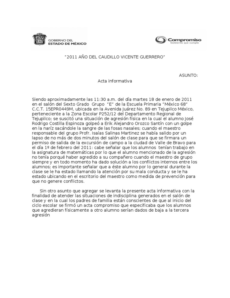 acta informativa