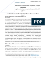 SMED: Optimization of The Production Process of Machinery and Industrial Equipment