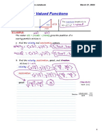 9.4 9.5 Vector Valued Functions: Example