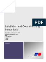 Installation and Commissioning Instructions