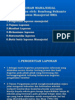 Laporan Manajerial Disampaikan Oleh: Bambang Sukamto Pengawas Manajerial SMA
