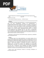 O Que É Indispensável Atualmente Na Formação Do Psicólogo Organizacional