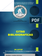 Presentación de Citas Bibliográficas (Complemento Del Módulo Iii)