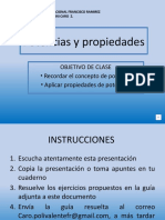 Primero Medio - Potencia y Propiedades