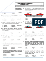 Práctica Calificada de Física Química: Semana: 4 Tema: Unidad Iii: Cinemática Nota