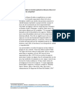 ¿A Qué Se Debe La Creciente Apelación Al Discurso Ético en El Ámbito de Las Compañías?