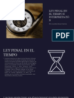 Ley Penal en El Tiempo E Interpretació N: M.A. Lourdes Zunun Carrera