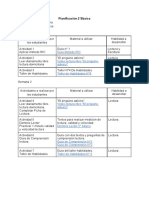 Planificación 2°