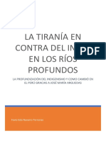 La Tiranía en Contra Del Indio en Los Ríos Profundos