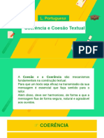 L. Portuguesa: Coerência e Coesão Textual