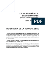 Un Adulto Mayor Que Vive en Capital Federal Necesitó Más de $200.000 para No Ser Pobre