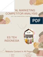 Digital Marketing Competitor Analysis of Es Teh Indonesia