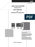 Single Loop Controller User's Manual: Model C35/36 For Installation & Configuration