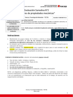 2°ES - Ciencia y Tecnología de Materiales Instrucciones Ensayos de Propiedades Mecánicas Sujeto A Modificación