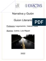 Guion Literario - Carretera Mojada