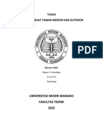 Tugas Cara Membuat Taman Indoor Dan Outdoor: Universitas Negeri Manado Fakultas Teknik 2022