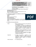 Hoja de Seguridad: Emulsiones Asfálticas Catiónicas de Rotura Lenta Modificadas Con Polímero