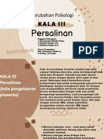 Psikologi Persalinan Kala Iii