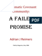 Covenant Community: A Failed Promise (Partial) by Adrian Reimers