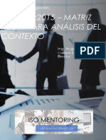MATRIZ FODA PARA ANÁLISIS DEL CONTEXTO_ISO 9001-2015