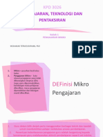 Pengajaran, Teknologi Dan Pentaksiran